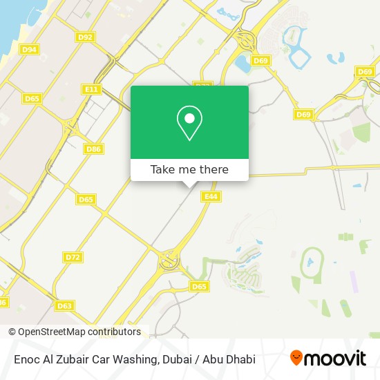 Enoc Al Zubair Car Washing map