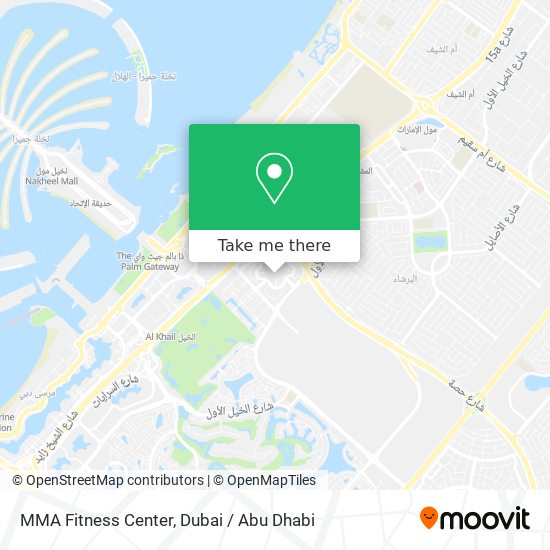 MMA Fitness Center map