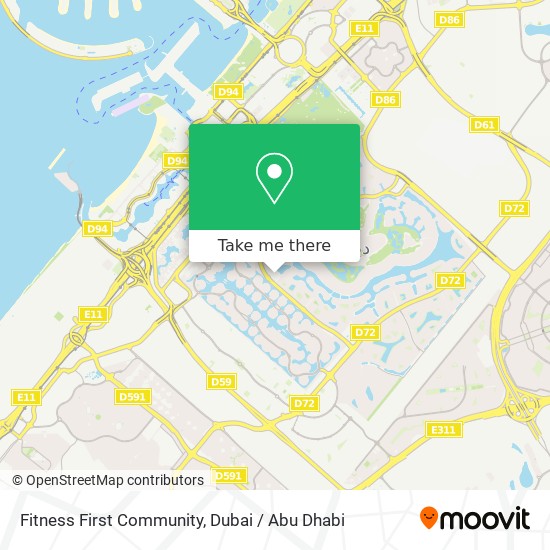 Fitness First Community map