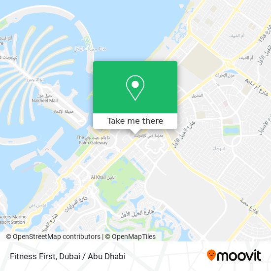 Fitness First map