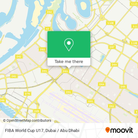 FIBA World Cup U17 map