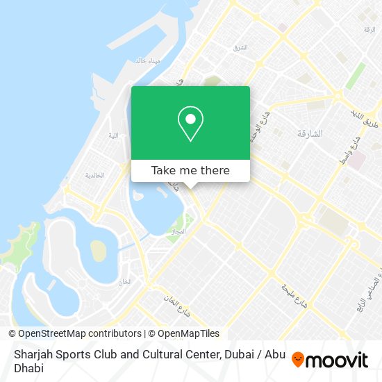Sharjah Sports Club and Cultural Center map