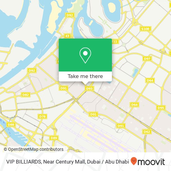 VIP BILLIARDS, Near Century Mall map