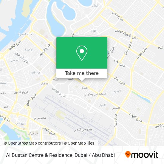 Al Bustan Centre & Residence map