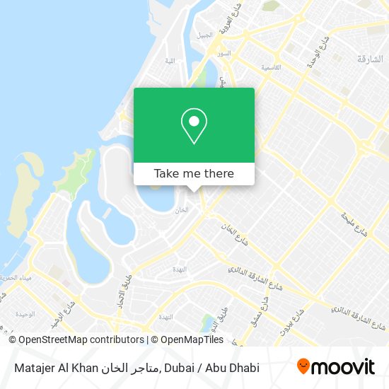 Matajer Al Khan متاجر الخان map
