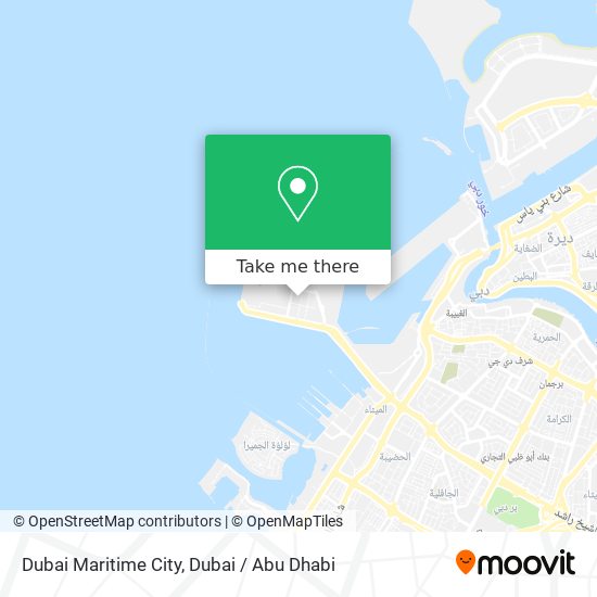 Dubai Maritime City map