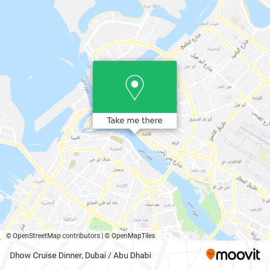 Dhow Cruise Dinner map