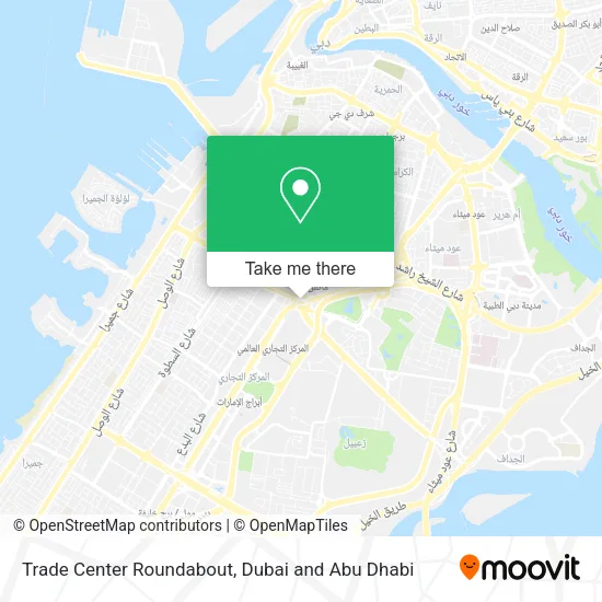 Trade Center Roundabout map