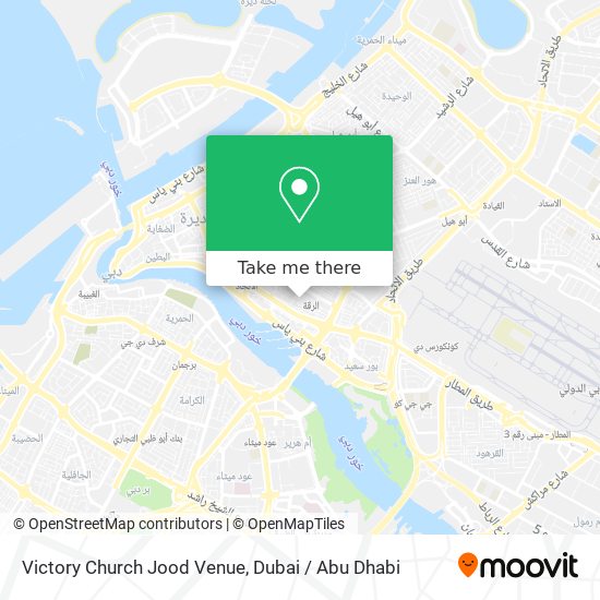 Victory Church Jood Venue map