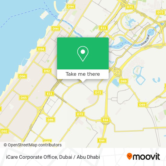 iCare Corporate Office map