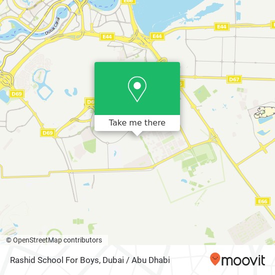 Rashid School For Boys map