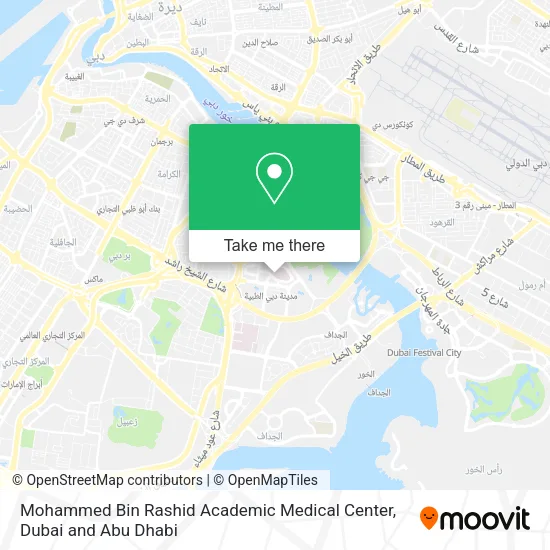 Mohammed Bin Rashid Academic Medical Center map