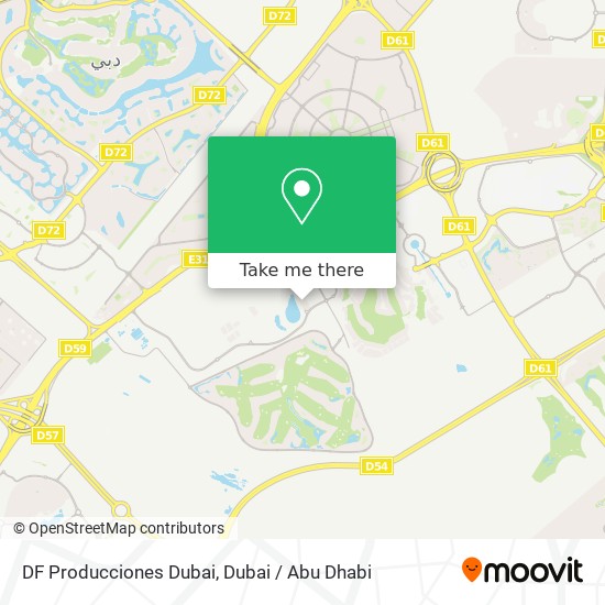 DF Producciones Dubai map