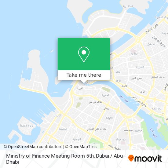 Ministry of Finance Meeting Room 5th map