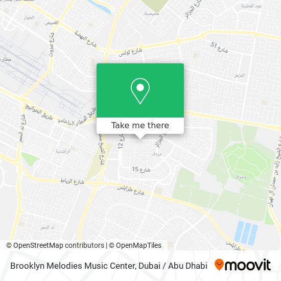 Brooklyn Melodies Music Center map