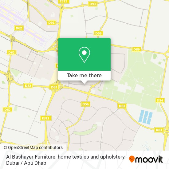 Al Bashayer Furniture: home textiles and upholstery map