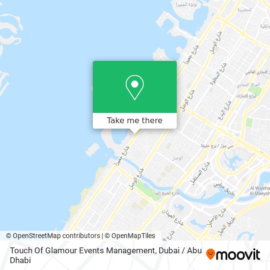 Touch Of Glamour Events Management map