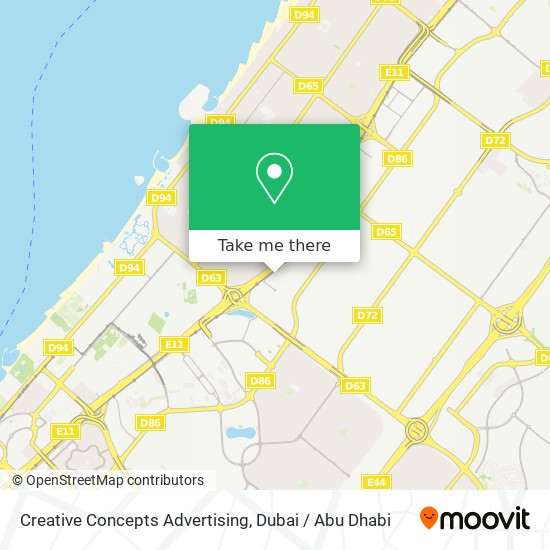 Creative Concepts Advertising map