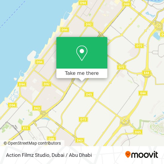 Action Filmz Studio map