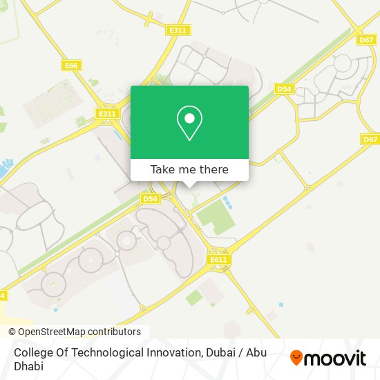 College Of Technological Innovation map