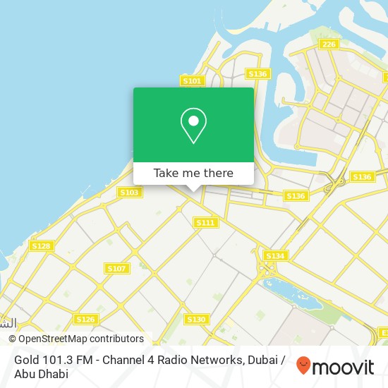 Gold 101.3 FM - Channel 4 Radio Networks map