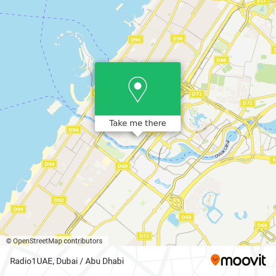 Radio1UAE map