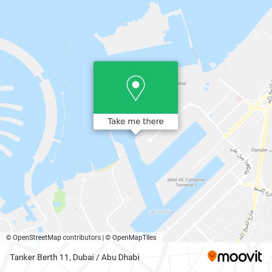 Tanker Berth 11 map