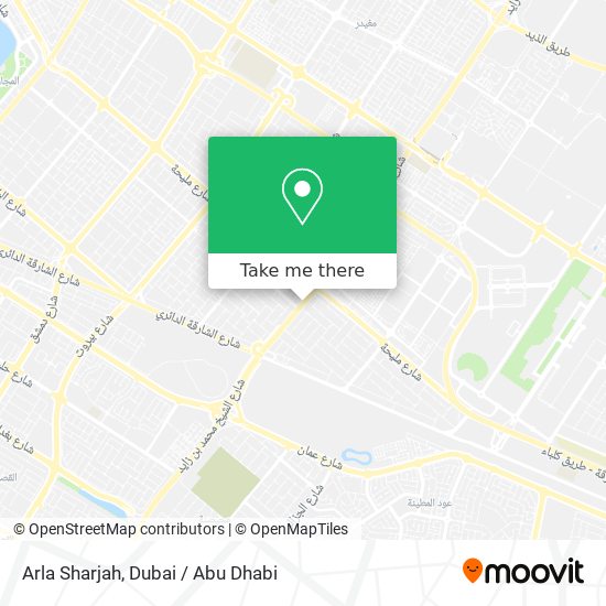 Arla Sharjah map