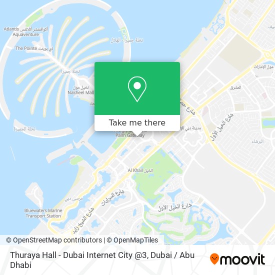 Thuraya Hall - Dubai Internet City @3 map