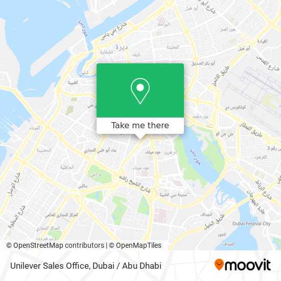 Unilever Sales Office map