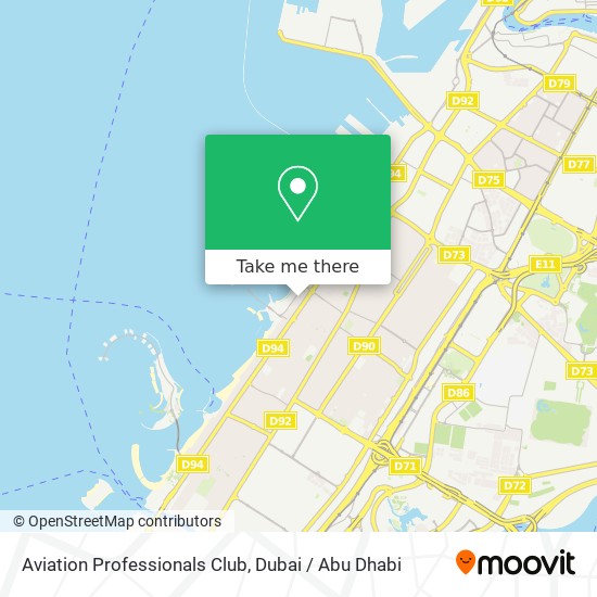 Aviation Professionals Club map