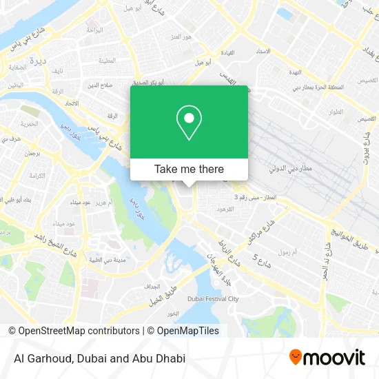 Al Garhoud map