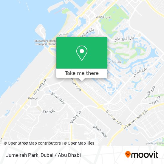 Jumeirah Park map