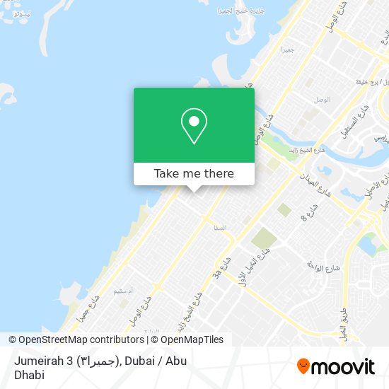 Jumeirah 3 (جميرا٣) map