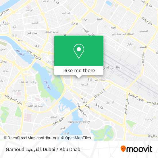 Garhoud القرهود map