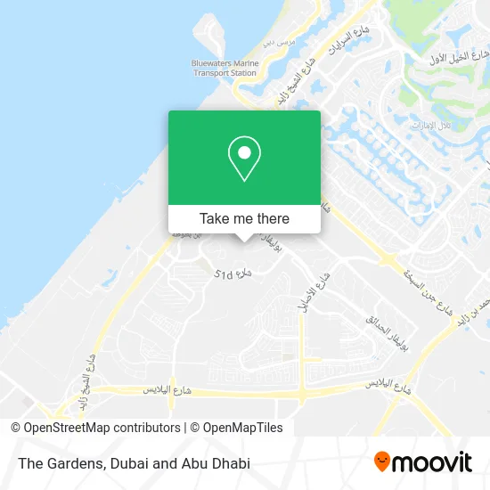 The Gardens Dubai Map How To Get To The Gardens In Dubai By Bus Or Metro?