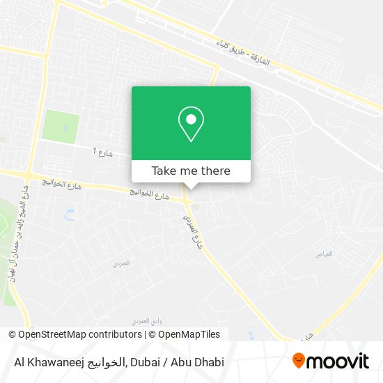 Al Khawaneej الخوانيج map