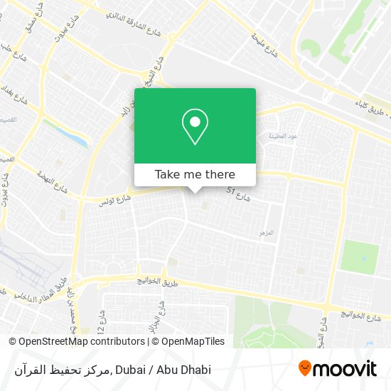 مركز تحفيظ القرآن map