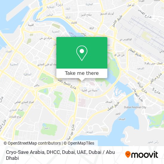 Cryo-Save Arabia, DHCC, Dubai, UAE map