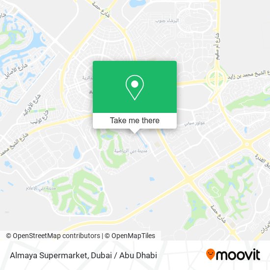 Almaya Supermarket map