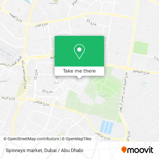 Spinneys market map