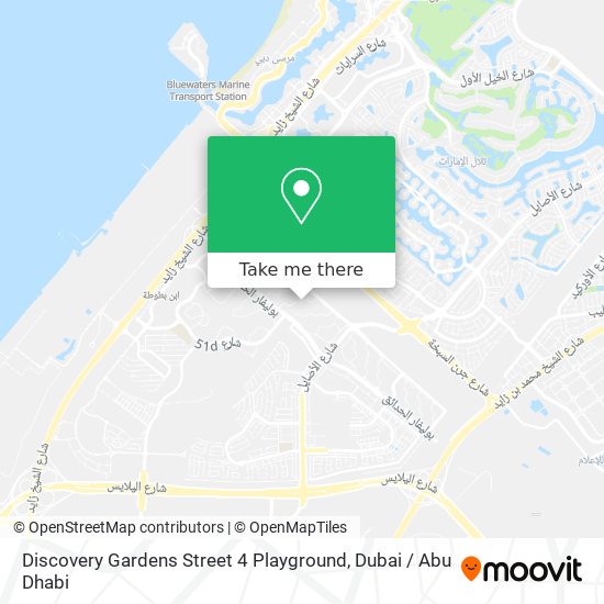 Discovery Gardens Street 4 Playground map