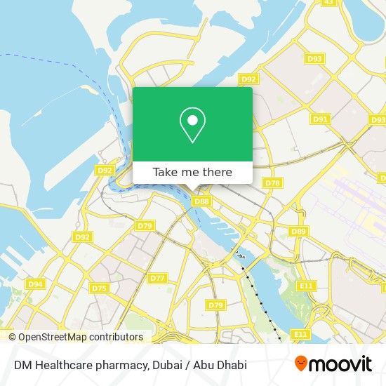 DM Healthcare pharmacy map