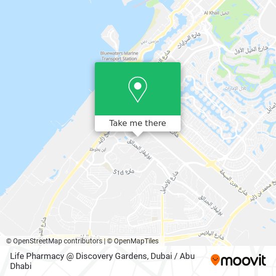 Life Pharmacy @ Discovery Gardens map