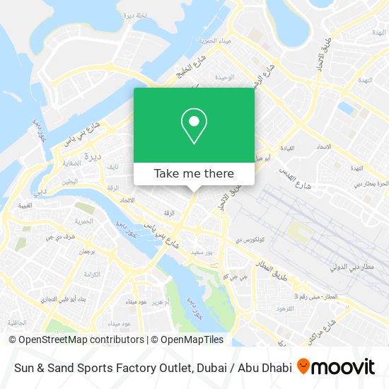 Sun & Sand Sports Factory Outlet map