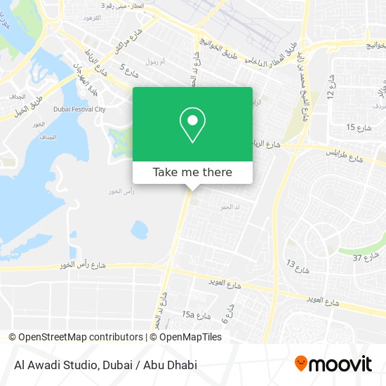 Al Awadi Studio map