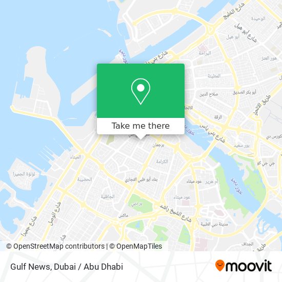 Gulf News map