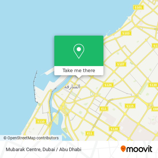 Mubarak Centre map