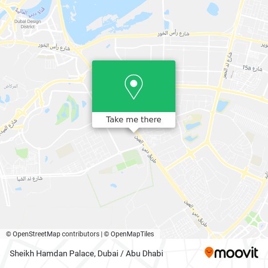Sheikh Hamdan Palace map