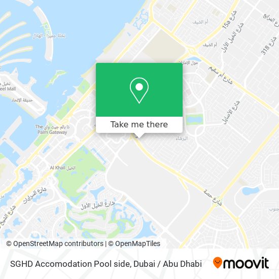 SGHD Accomodation Pool side map